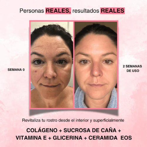 Colageno de Noche + Dos Regalos, Brocha Ajustable y Serum de labios